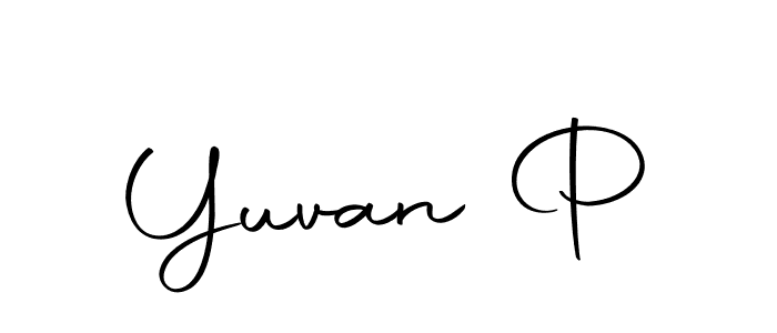 Create a beautiful signature design for name Yuvan P. With this signature (Autography-DOLnW) fonts, you can make a handwritten signature for free. Yuvan P signature style 10 images and pictures png