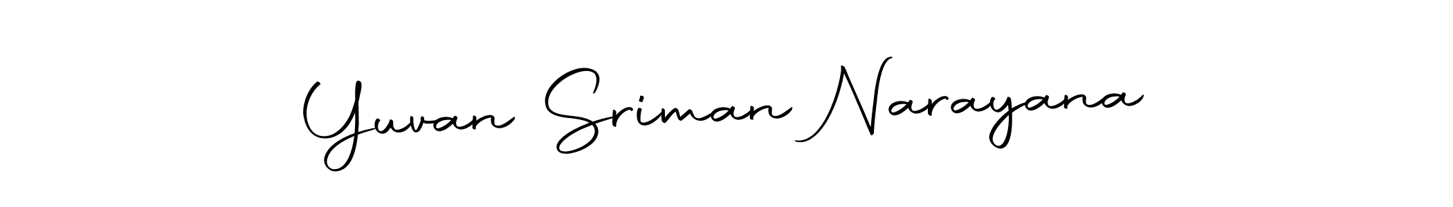 How to make Yuvan Sriman Narayana signature? Autography-DOLnW is a professional autograph style. Create handwritten signature for Yuvan Sriman Narayana name. Yuvan Sriman Narayana signature style 10 images and pictures png