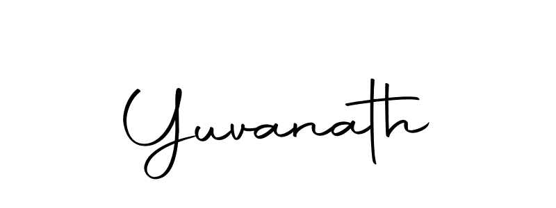 You should practise on your own different ways (Autography-DOLnW) to write your name (Yuvanath) in signature. don't let someone else do it for you. Yuvanath signature style 10 images and pictures png