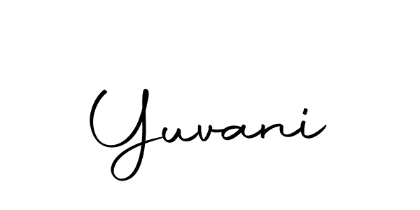 if you are searching for the best signature style for your name Yuvani. so please give up your signature search. here we have designed multiple signature styles  using Autography-DOLnW. Yuvani signature style 10 images and pictures png