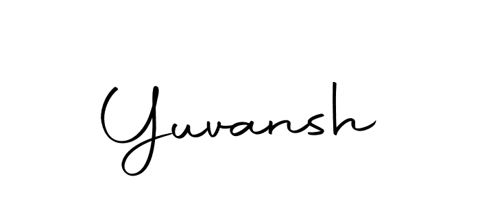 Make a beautiful signature design for name Yuvansh. Use this online signature maker to create a handwritten signature for free. Yuvansh signature style 10 images and pictures png