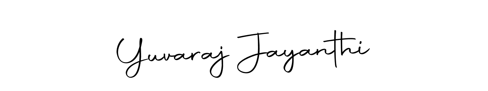 Make a beautiful signature design for name Yuvaraj Jayanthi. Use this online signature maker to create a handwritten signature for free. Yuvaraj Jayanthi signature style 10 images and pictures png