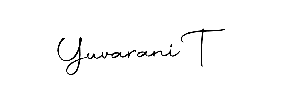 Autography-DOLnW is a professional signature style that is perfect for those who want to add a touch of class to their signature. It is also a great choice for those who want to make their signature more unique. Get Yuvarani T name to fancy signature for free. Yuvarani T signature style 10 images and pictures png