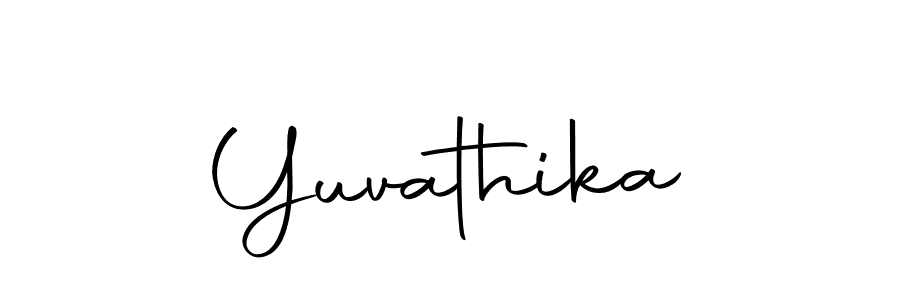 Design your own signature with our free online signature maker. With this signature software, you can create a handwritten (Autography-DOLnW) signature for name Yuvathika. Yuvathika signature style 10 images and pictures png