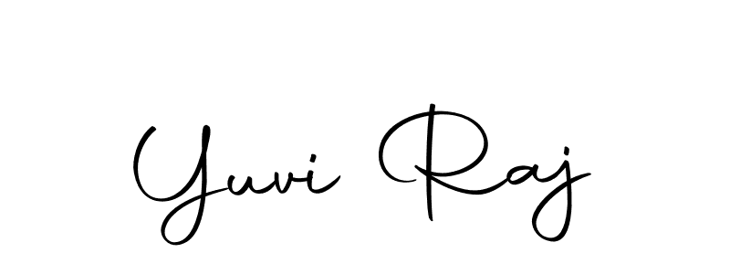 Yuvi Raj stylish signature style. Best Handwritten Sign (Autography-DOLnW) for my name. Handwritten Signature Collection Ideas for my name Yuvi Raj. Yuvi Raj signature style 10 images and pictures png