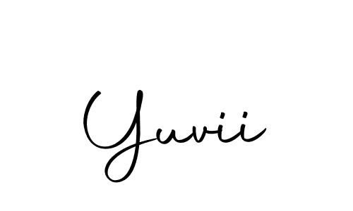 Design your own signature with our free online signature maker. With this signature software, you can create a handwritten (Autography-DOLnW) signature for name Yuvii. Yuvii signature style 10 images and pictures png