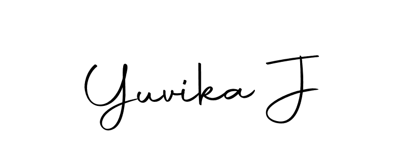 This is the best signature style for the Yuvika J name. Also you like these signature font (Autography-DOLnW). Mix name signature. Yuvika J signature style 10 images and pictures png