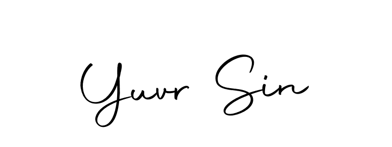 if you are searching for the best signature style for your name Yuvr Sin. so please give up your signature search. here we have designed multiple signature styles  using Autography-DOLnW. Yuvr Sin signature style 10 images and pictures png