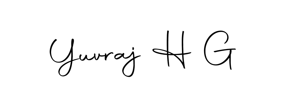 It looks lik you need a new signature style for name Yuvraj H G. Design unique handwritten (Autography-DOLnW) signature with our free signature maker in just a few clicks. Yuvraj H G signature style 10 images and pictures png