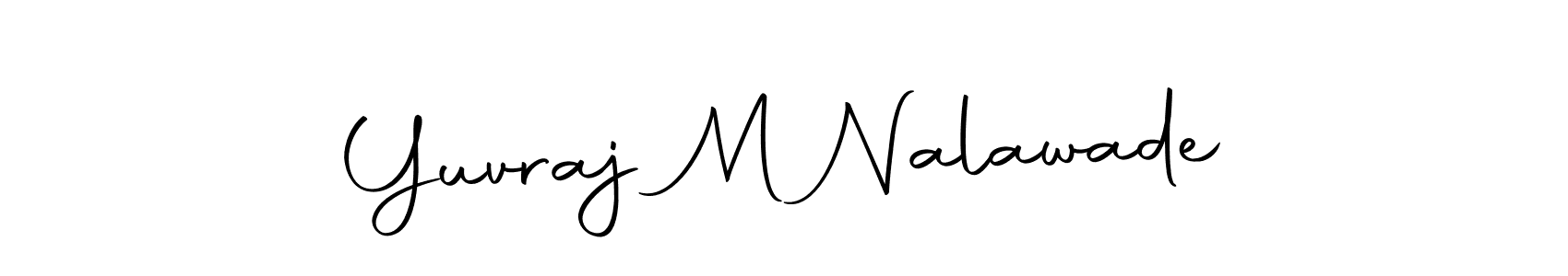 Also we have Yuvraj M Nalawade name is the best signature style. Create professional handwritten signature collection using Autography-DOLnW autograph style. Yuvraj M Nalawade signature style 10 images and pictures png
