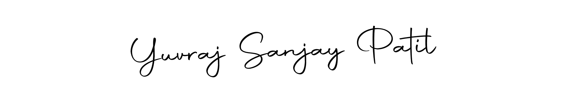 Create a beautiful signature design for name Yuvraj Sanjay Patil. With this signature (Autography-DOLnW) fonts, you can make a handwritten signature for free. Yuvraj Sanjay Patil signature style 10 images and pictures png