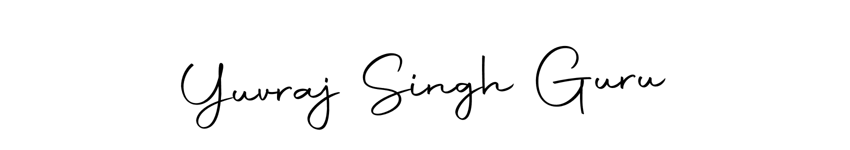 Also we have Yuvraj Singh Guru name is the best signature style. Create professional handwritten signature collection using Autography-DOLnW autograph style. Yuvraj Singh Guru signature style 10 images and pictures png