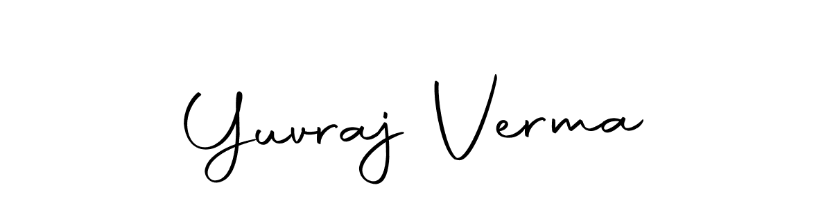 You can use this online signature creator to create a handwritten signature for the name Yuvraj Verma. This is the best online autograph maker. Yuvraj Verma signature style 10 images and pictures png