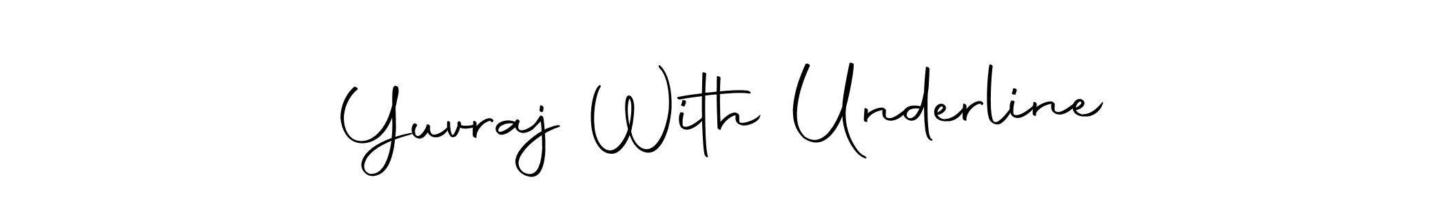 Autography-DOLnW is a professional signature style that is perfect for those who want to add a touch of class to their signature. It is also a great choice for those who want to make their signature more unique. Get Yuvraj With Underline name to fancy signature for free. Yuvraj With Underline signature style 10 images and pictures png
