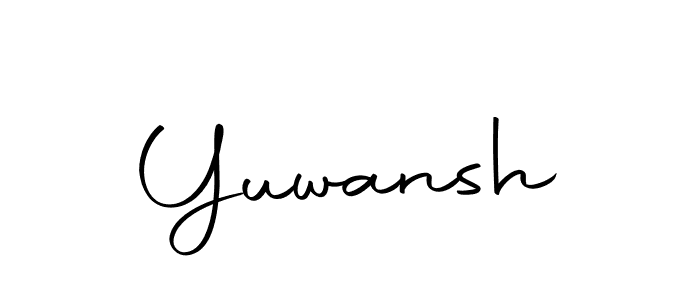 Make a beautiful signature design for name Yuwansh. Use this online signature maker to create a handwritten signature for free. Yuwansh signature style 10 images and pictures png