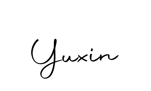 How to make Yuxin signature? Autography-DOLnW is a professional autograph style. Create handwritten signature for Yuxin name. Yuxin signature style 10 images and pictures png