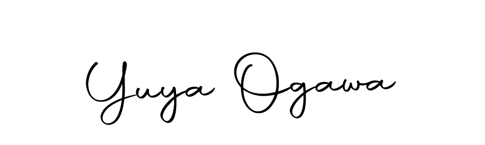 How to make Yuya Ogawa name signature. Use Autography-DOLnW style for creating short signs online. This is the latest handwritten sign. Yuya Ogawa signature style 10 images and pictures png