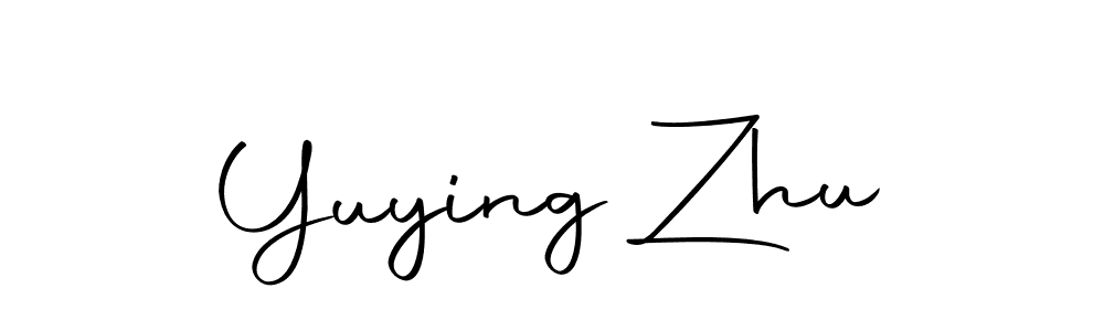 Similarly Autography-DOLnW is the best handwritten signature design. Signature creator online .You can use it as an online autograph creator for name Yuying Zhu. Yuying Zhu signature style 10 images and pictures png
