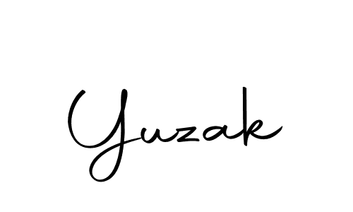 Use a signature maker to create a handwritten signature online. With this signature software, you can design (Autography-DOLnW) your own signature for name Yuzak. Yuzak signature style 10 images and pictures png