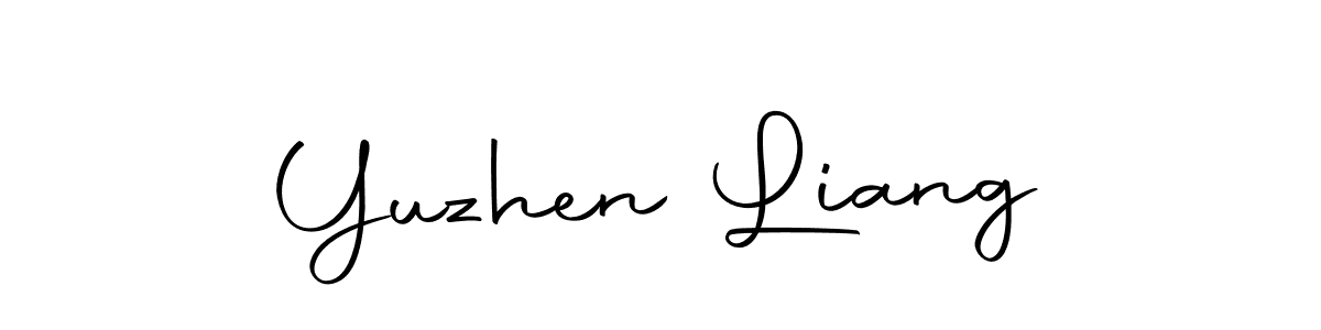 Make a beautiful signature design for name Yuzhen Liang. Use this online signature maker to create a handwritten signature for free. Yuzhen Liang signature style 10 images and pictures png