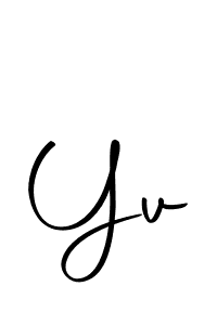 You should practise on your own different ways (Autography-DOLnW) to write your name (Yv) in signature. don't let someone else do it for you. Yv signature style 10 images and pictures png