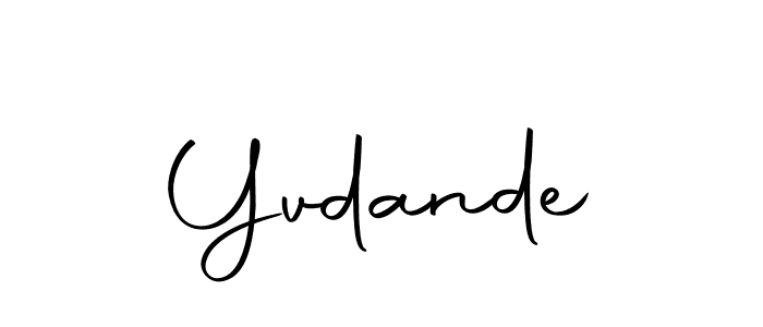 Use a signature maker to create a handwritten signature online. With this signature software, you can design (Autography-DOLnW) your own signature for name Yvdande. Yvdande signature style 10 images and pictures png