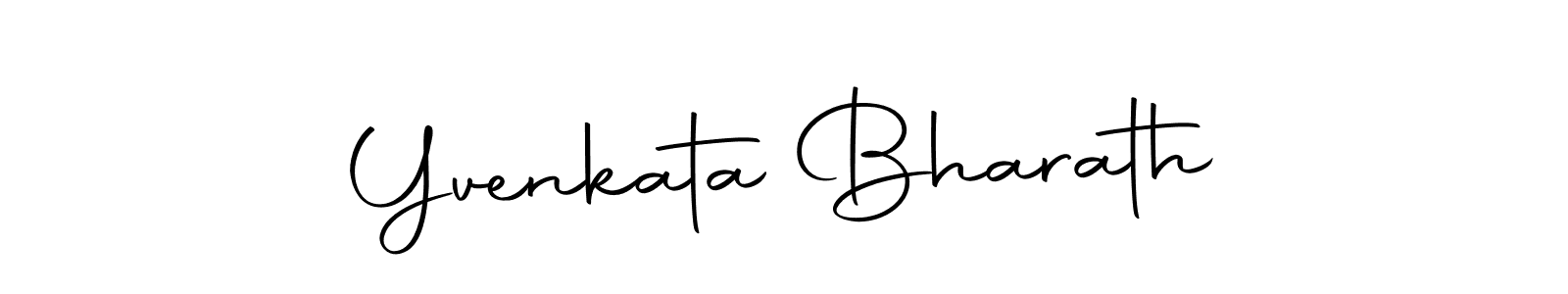 Autography-DOLnW is a professional signature style that is perfect for those who want to add a touch of class to their signature. It is also a great choice for those who want to make their signature more unique. Get Yvenkata Bharath name to fancy signature for free. Yvenkata Bharath signature style 10 images and pictures png