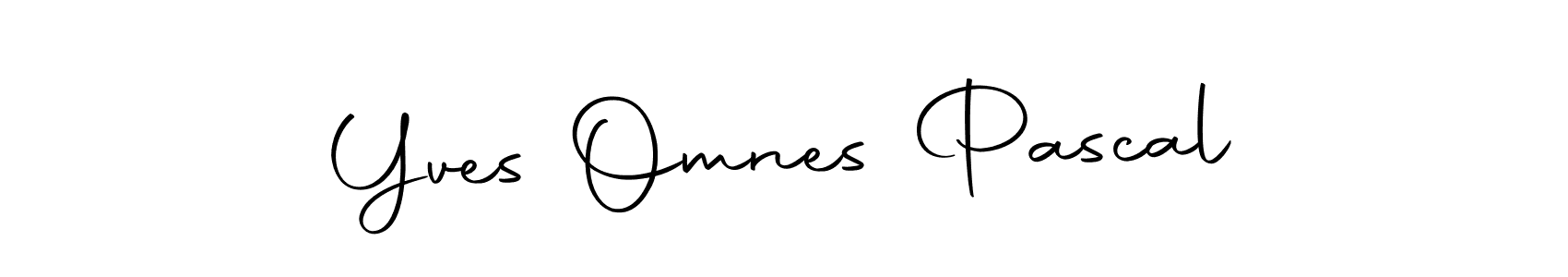 Yves Omnes Pascal stylish signature style. Best Handwritten Sign (Autography-DOLnW) for my name. Handwritten Signature Collection Ideas for my name Yves Omnes Pascal. Yves Omnes Pascal signature style 10 images and pictures png