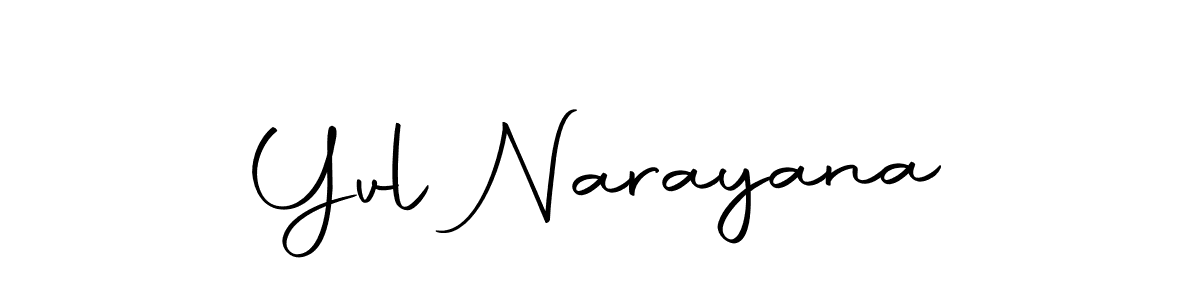 Autography-DOLnW is a professional signature style that is perfect for those who want to add a touch of class to their signature. It is also a great choice for those who want to make their signature more unique. Get Yvl Narayana name to fancy signature for free. Yvl Narayana signature style 10 images and pictures png