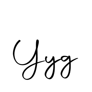 The best way (Autography-DOLnW) to make a short signature is to pick only two or three words in your name. The name Yyg include a total of six letters. For converting this name. Yyg signature style 10 images and pictures png