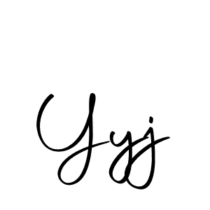 Also we have Yyj name is the best signature style. Create professional handwritten signature collection using Autography-DOLnW autograph style. Yyj signature style 10 images and pictures png