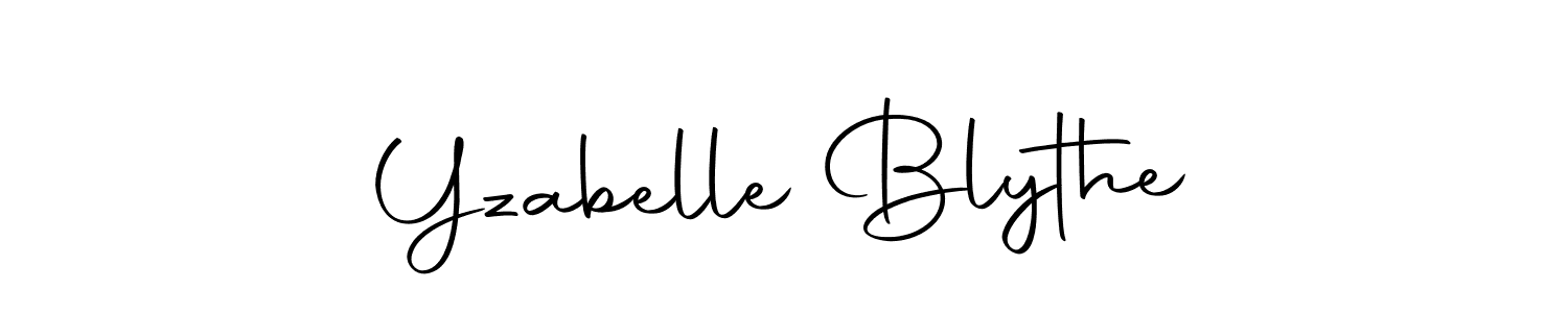 Once you've used our free online signature maker to create your best signature Autography-DOLnW style, it's time to enjoy all of the benefits that Yzabelle Blythe name signing documents. Yzabelle Blythe signature style 10 images and pictures png