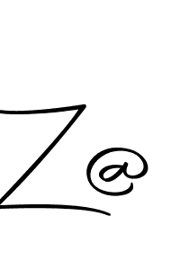 The best way (Autography-DOLnW) to make a short signature is to pick only two or three words in your name. The name Z@ include a total of six letters. For converting this name. Z@ signature style 10 images and pictures png