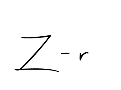 You should practise on your own different ways (Autography-DOLnW) to write your name (Z -r) in signature. don't let someone else do it for you. Z -r signature style 10 images and pictures png