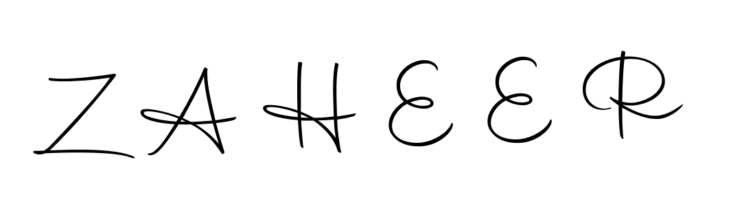 How to Draw Z A H E E R signature style? Autography-DOLnW is a latest design signature styles for name Z A H E E R. Z A H E E R signature style 10 images and pictures png