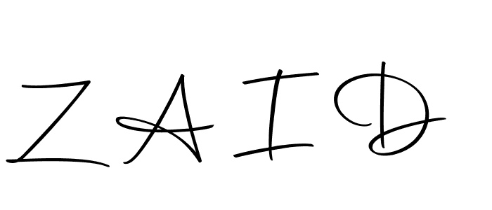 Design your own signature with our free online signature maker. With this signature software, you can create a handwritten (Autography-DOLnW) signature for name Z A I D. Z A I D signature style 10 images and pictures png