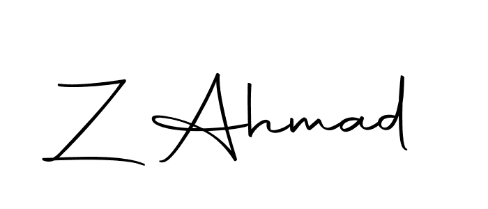 Also we have Z Ahmad name is the best signature style. Create professional handwritten signature collection using Autography-DOLnW autograph style. Z Ahmad signature style 10 images and pictures png