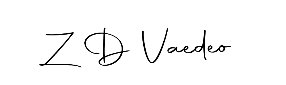 Similarly Autography-DOLnW is the best handwritten signature design. Signature creator online .You can use it as an online autograph creator for name Z D Vaedeo. Z D Vaedeo signature style 10 images and pictures png