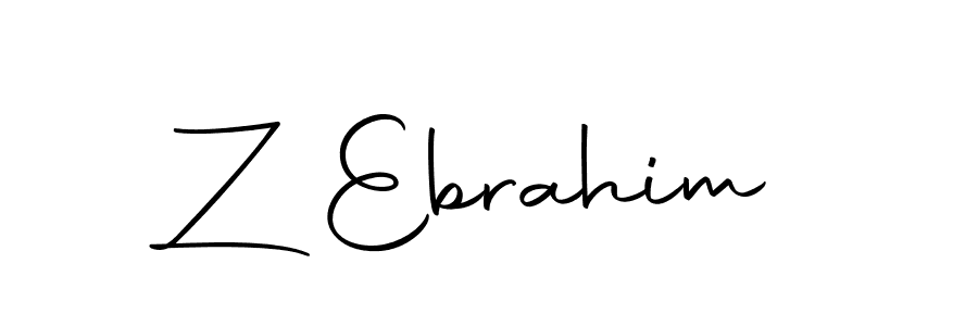 How to Draw Z Ebrahim signature style? Autography-DOLnW is a latest design signature styles for name Z Ebrahim. Z Ebrahim signature style 10 images and pictures png