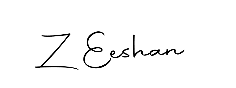 This is the best signature style for the Z Eeshan name. Also you like these signature font (Autography-DOLnW). Mix name signature. Z Eeshan signature style 10 images and pictures png