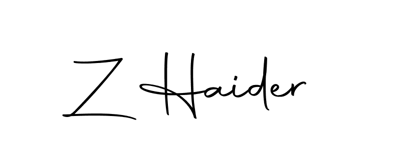 Here are the top 10 professional signature styles for the name Z Haider. These are the best autograph styles you can use for your name. Z Haider signature style 10 images and pictures png