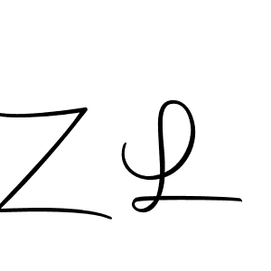 You should practise on your own different ways (Autography-DOLnW) to write your name (Z L) in signature. don't let someone else do it for you. Z L signature style 10 images and pictures png