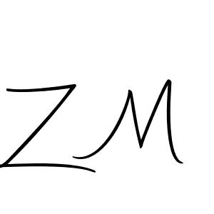 Design your own signature with our free online signature maker. With this signature software, you can create a handwritten (Autography-DOLnW) signature for name Z M. Z M signature style 10 images and pictures png