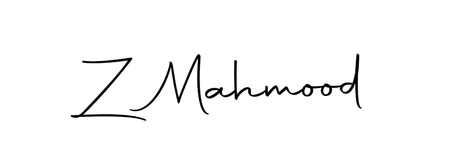 Design your own signature with our free online signature maker. With this signature software, you can create a handwritten (Autography-DOLnW) signature for name Z Mahmood. Z Mahmood signature style 10 images and pictures png