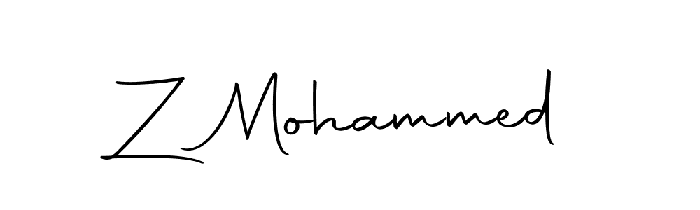 Here are the top 10 professional signature styles for the name Z Mohammed. These are the best autograph styles you can use for your name. Z Mohammed signature style 10 images and pictures png