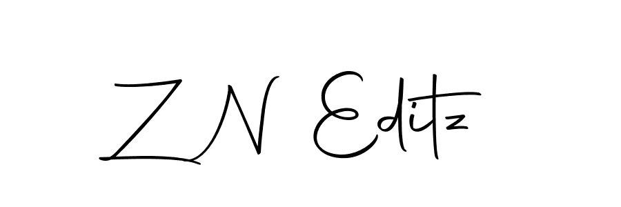 How to make Z N Editz name signature. Use Autography-DOLnW style for creating short signs online. This is the latest handwritten sign. Z N Editz signature style 10 images and pictures png