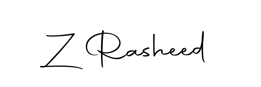 This is the best signature style for the Z Rasheed name. Also you like these signature font (Autography-DOLnW). Mix name signature. Z Rasheed signature style 10 images and pictures png