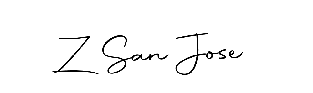 Also You can easily find your signature by using the search form. We will create Z San Jose name handwritten signature images for you free of cost using Autography-DOLnW sign style. Z San Jose signature style 10 images and pictures png
