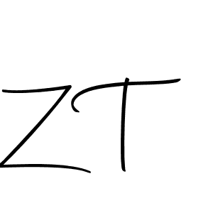 Similarly Autography-DOLnW is the best handwritten signature design. Signature creator online .You can use it as an online autograph creator for name Z T. Z T signature style 10 images and pictures png