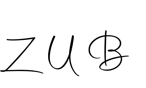 Best and Professional Signature Style for Z U B. Autography-DOLnW Best Signature Style Collection. Z U B signature style 10 images and pictures png